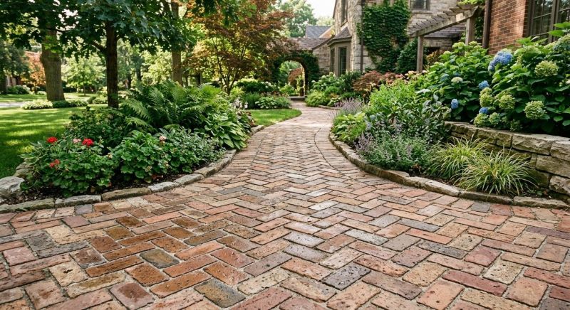 Brick Driveway Paving in Framingham, MA