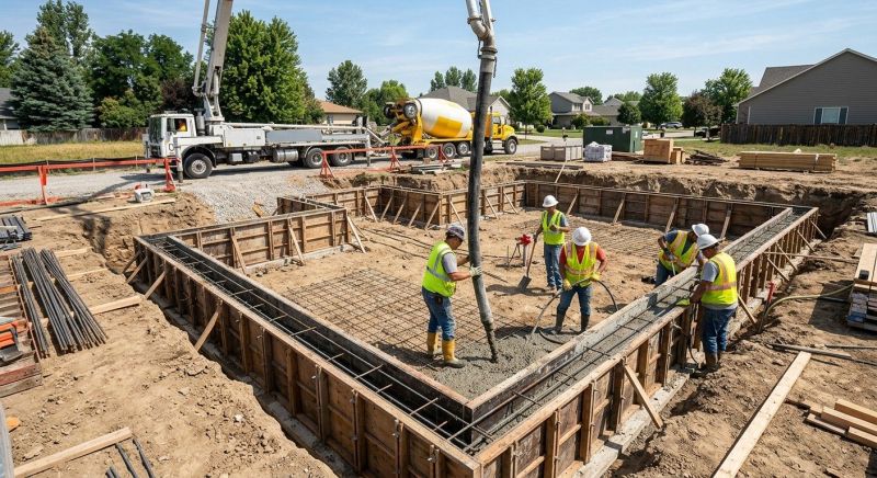 Cement Foundation Installation in Charleston, SC